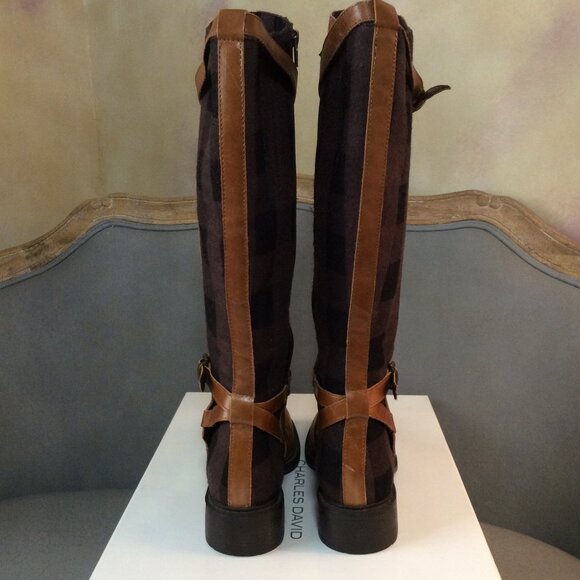 Charles David Italian leather riding boots - Picture 8 of 10